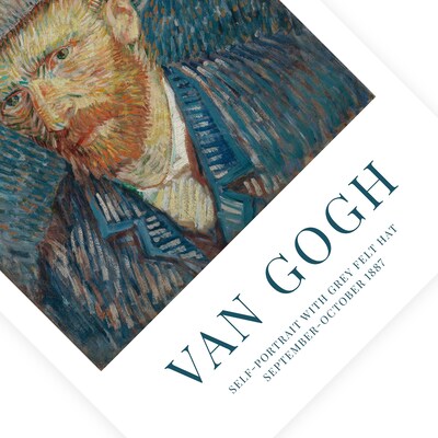 Van Gogh Print Vincent Van Gogh Poster Self-portrait of Van Gogh Aesthetic Room Decor Van Gogh Print Van Gogh Wall Art Vangogh Print - image3